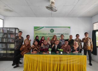 Rektor Iqbal Mukaddas Lantik Pejabat Struktural dalam Lingkup Institut Cokroaminoto Pinrang