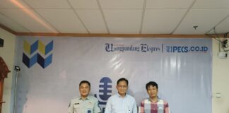 Podcast Jasa Raharja Sulsel dan BPJS Kesehatan di Graha Pena