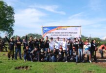 Jasa Raharja Sulsel Beri Bantuan 160 Tanaman Buah Untuk Penghijauan Kawasan Bendungan Bili-bili