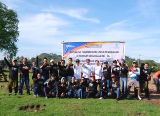 Jasa Raharja Sulsel Beri Bantuan 160 Tanaman Buah Untuk Penghijauan Kawasan Bendungan Bili-bili