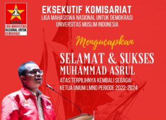 Kongres ke-IX LMND, Muhammad Asrul Kembali Terpilih Sebagai Ketua Umum Periode 2022-2024