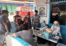Jasa Raharja Sulsel Gelar Pemeriksaan Kesehatan Gratis di Terminal Jeneponto