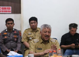 Bupati Pinrang Pimpin Langsung Rakor Lintas Sektor Persiapan Perhelatan Pilkades Serentak