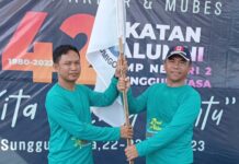 Reuni Akbar dan Mubes SMPN 2 Sumigo, Rahmansyah Kembali Terpilih Sebagai Ketua IKA