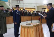 Bupati Irwan Hamid Lantik A Tjahyo Kerrang Sebagai PJ Sekda Pinrang