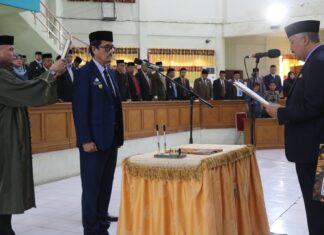 Bupati Irwan Hamid Lantik A Tjahyo Kerrang Sebagai PJ Sekda Pinrang