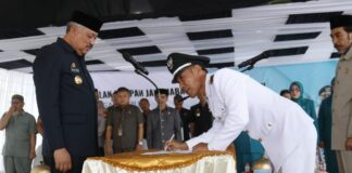 Bupati Pinrang Lantik Muh Nur Alam Thamrin Sebagai Kades Bungi