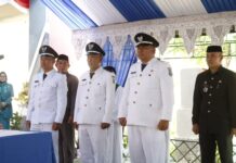 Bupati Pinrang Lantik 3 Kades Terpilih di Kecamatan Lembang