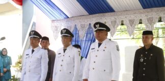 Bupati Pinrang Lantik 3 Kades Terpilih di Kecamatan Lembang