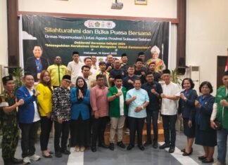 Silaturahmi dan Buka Puasa Bersama, Pemuda Sulsel Lintas Agama ‘Bersatu Wujudkan Harmoni dalam Keberagaman’