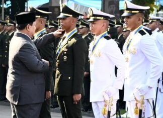 Presiden Prabowo Lantik 2.000 Perwira Remaja TNI dan Polri dalam Praspa 2025 di Istana Merdeka