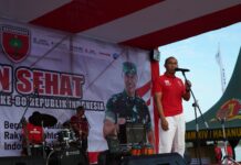Semarak HUT Ke-80 RI, Kodam XIV/Hasanuddin Gelar Jalan Sehat