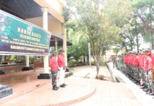 Babinminvetcaddam XIV/Hsn Bangkitkan Nasionalisme Lewat Karya Bakti HUT ke-80 RI di Monumen 40.000 Jiwa