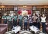 Pererat Sinergi, Pangdam XIV/Hasanuddin Sambut Kunjungan Silaturahmi Rombongan PT. Bank Mandiri Taspen