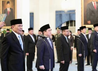 Presiden Prabowo Lantik Dua Menteri dan Tiga Wakil Menteri Kabinet Merah Putih