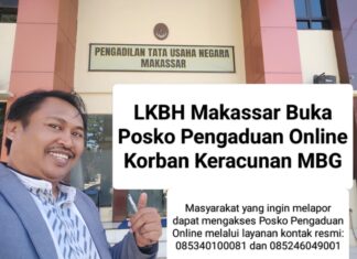 LKBH Makassar Buka Posko Pengaduan Online, Korban Keracunan MBG