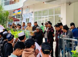 Gelar Unras, Aliansi Pemerhati Fasum Desak Pemkot Makassar Bongkar Bagian Apartemen Vida View Diduga Langgar Pemanfaatan Fasum
